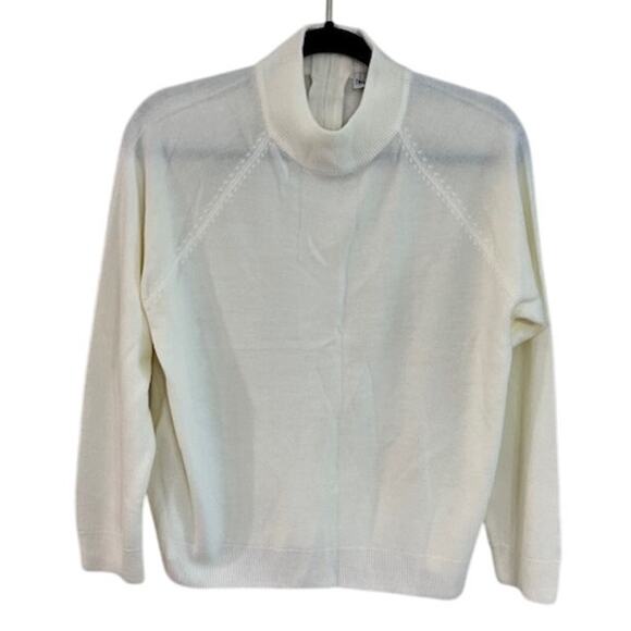 Draper's & Damon's Buttercup Yellow Sweater - Petite Large - 100% Acrylic - Picture 1 of 10